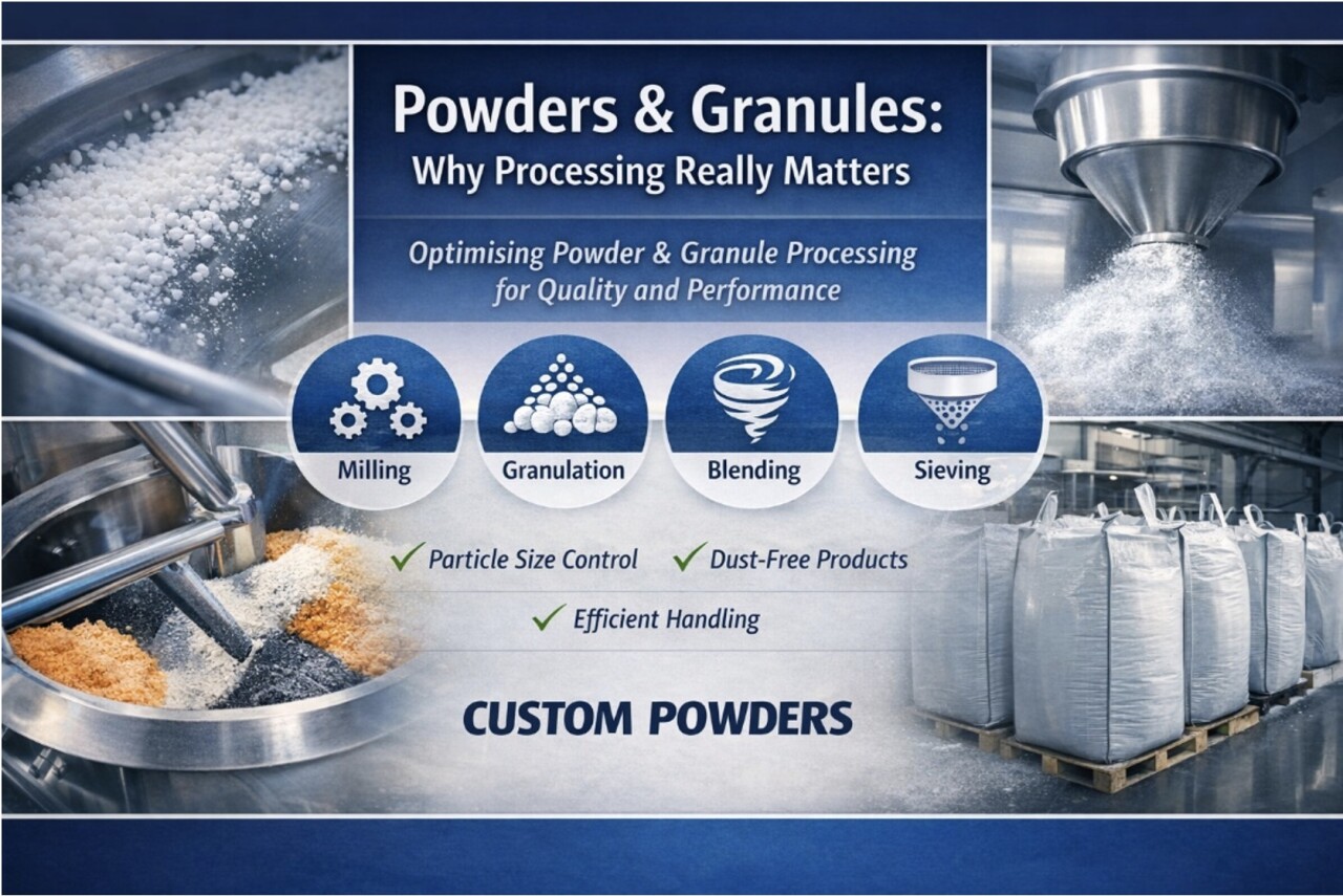 PowdersAndGranules, why processing really matters